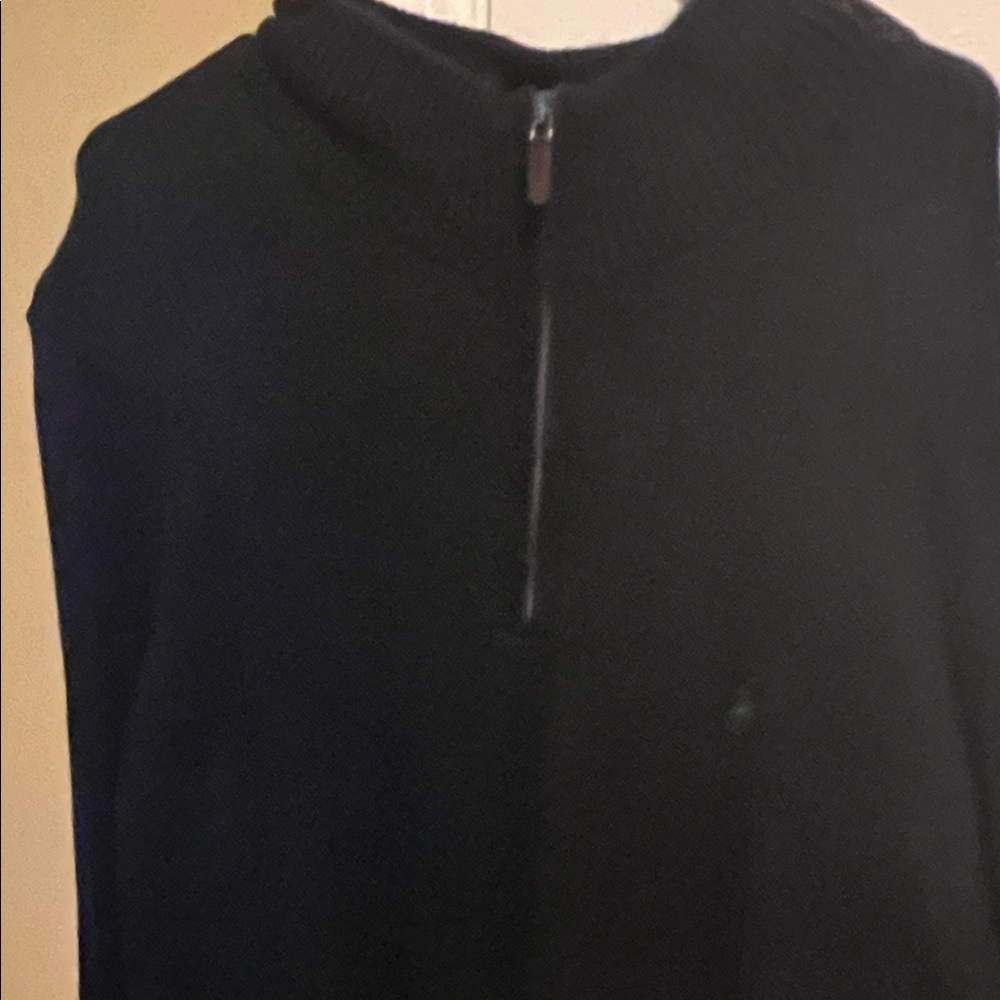 Men's Navy blue Polo Sweater